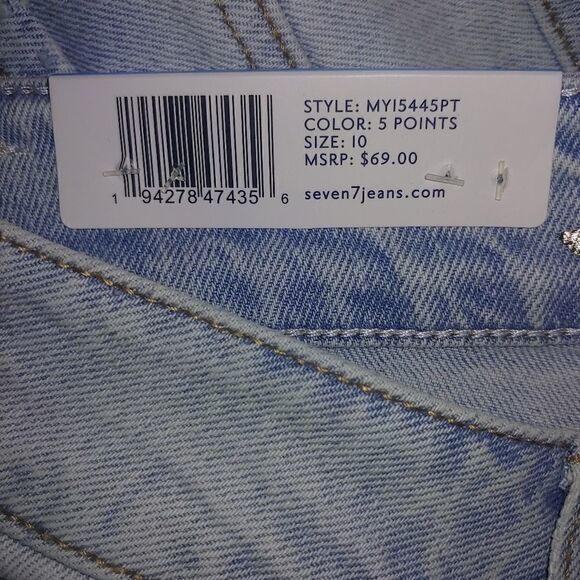 Seven 7 Weekend Slim Fit light wash. NWT - Picture 2 of 3